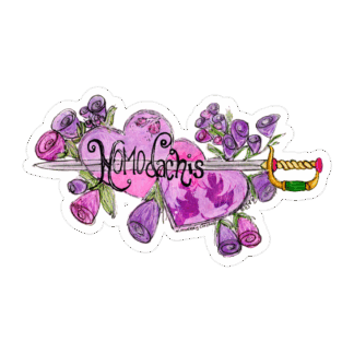 Homodachis Kiss-cut Sticker, by Maggie Murray!